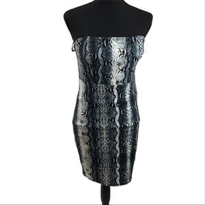 Body Con Strapless Dress